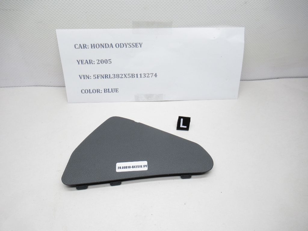 05-10 Honda Odyssey Left Dashboard Side Cap Cover Trim 77215SHJ OEM