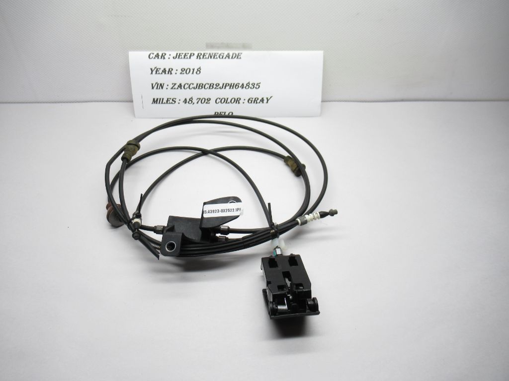 15-23 Jeep Renegade Hood  Bonnet Release Open Opener Cable W/Handle 52112382 OEM