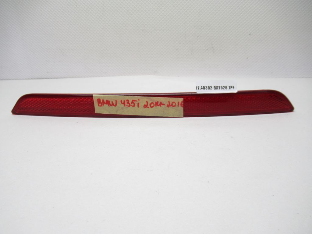 2014-2016 BMW 435I Rear Left Bumper Reflector 7847233 OEM