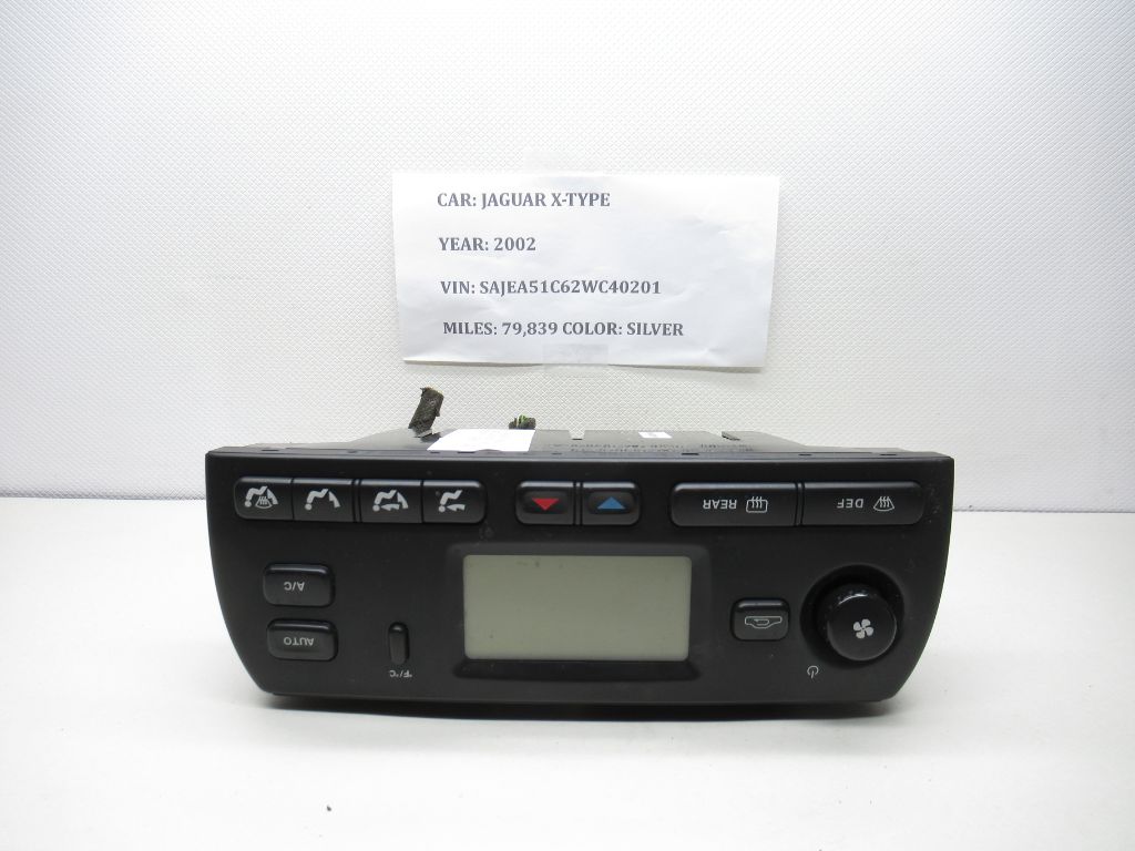 01-08 Jaguar X-Type Heater A/C Climate Control Display 1X4H18C612BG OEM