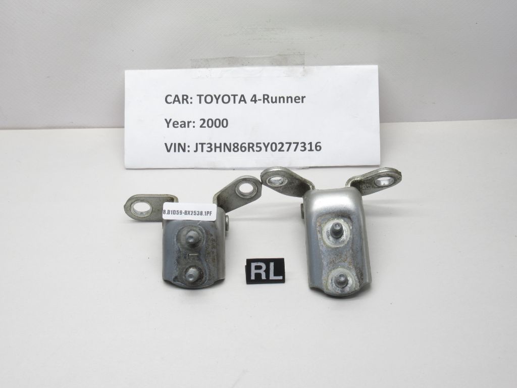 1996 - 2002 Toyota 4Runner Rear Left Door Hinge Upper Lower 68780-35030 OEM