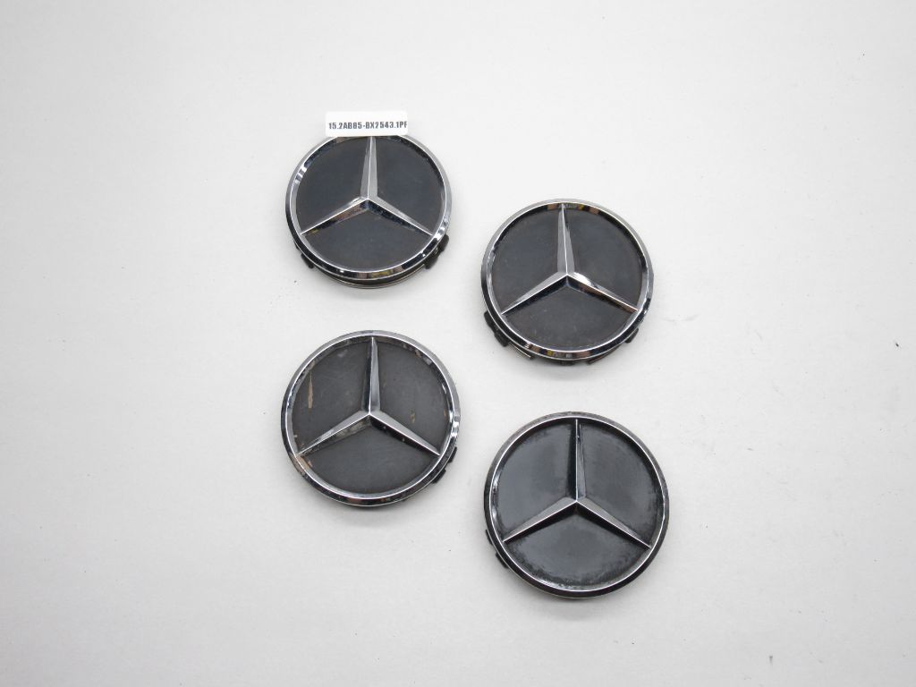 2006-2009 Mercedes-Benz E350 4x Wheel Center Hub Caps A1714000025 OEM