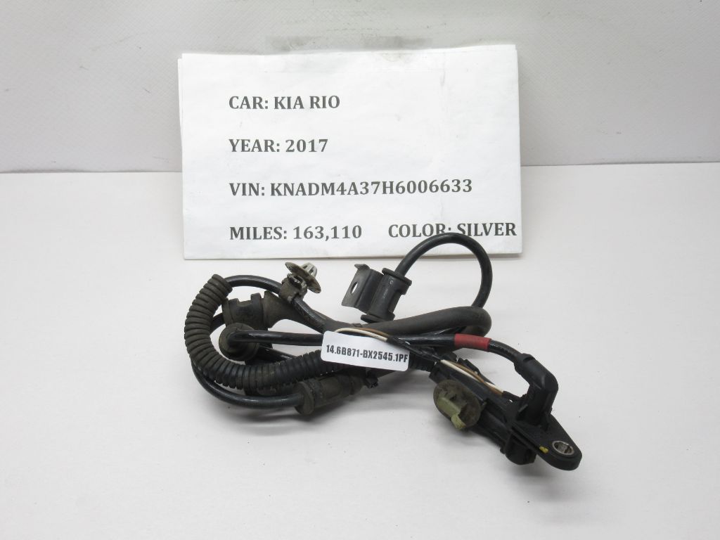 2012 - 2017 Kia Rio Front Right ABS Speed Sensor Wire 59830-1W000 OEM
