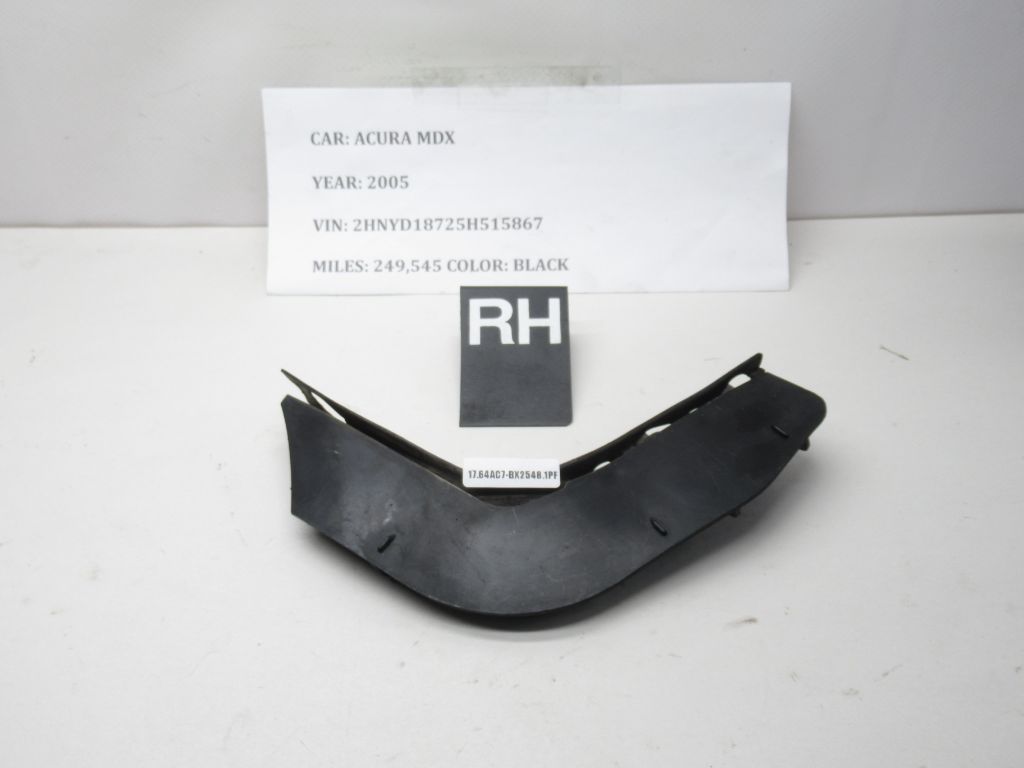 01-06 ACURA MDX Right Bumper Clip Fender Bracket Mount S3V-01-02-03-04-05-06 OEM