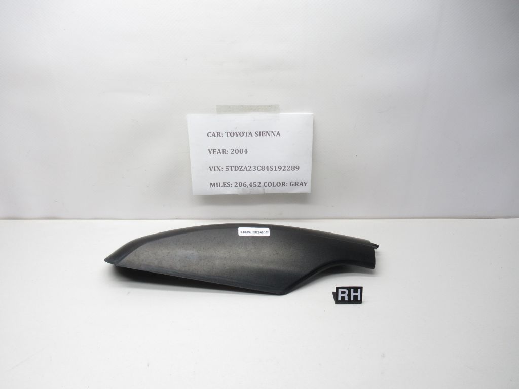 2004 - 2010 TOYOTA SIENNA Rear Right Roof Rack End Cap Cover 63493-AE010 OEM