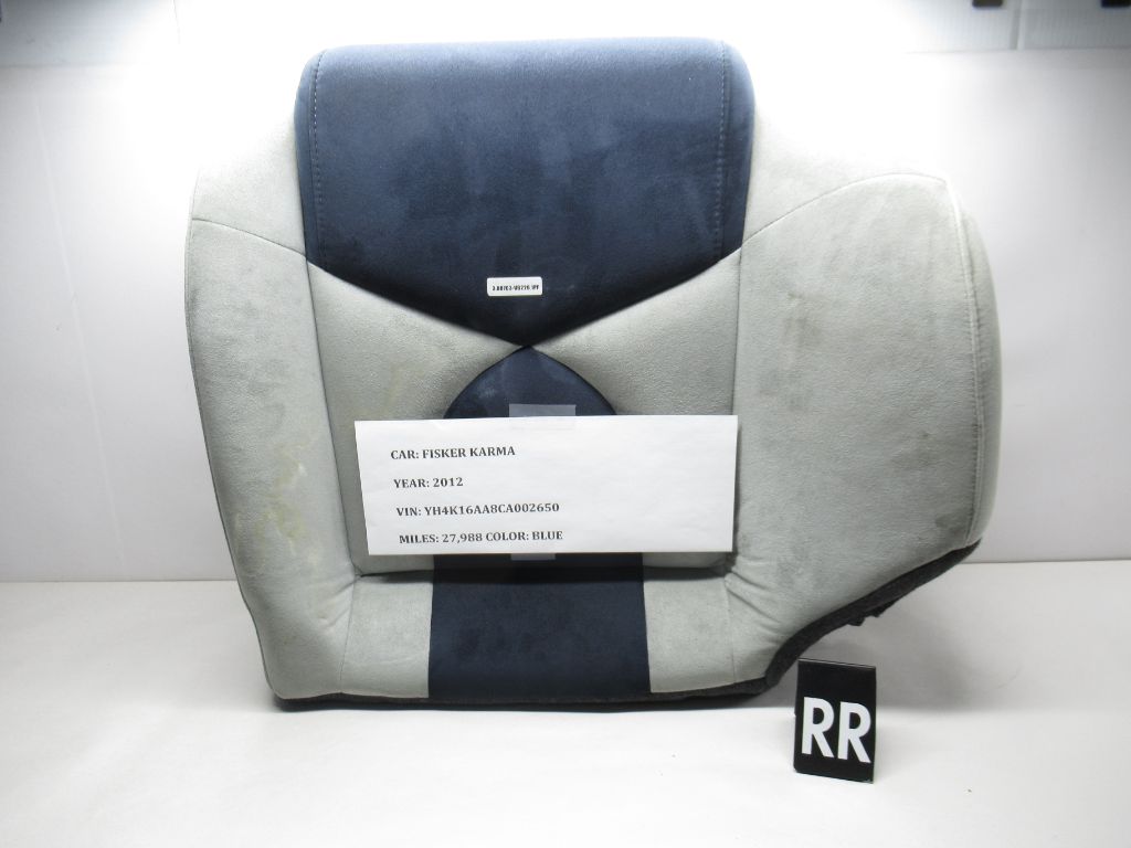 2012 FISKER Karma Rear Right Lower Seat Ecosuede 70036608 OEM