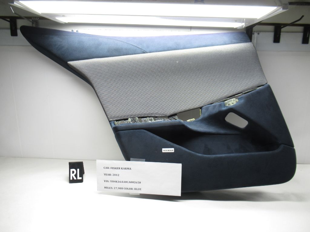 11-12 FISKER KARMA Rear Left Interior Door Panel C1311450017BB OEM