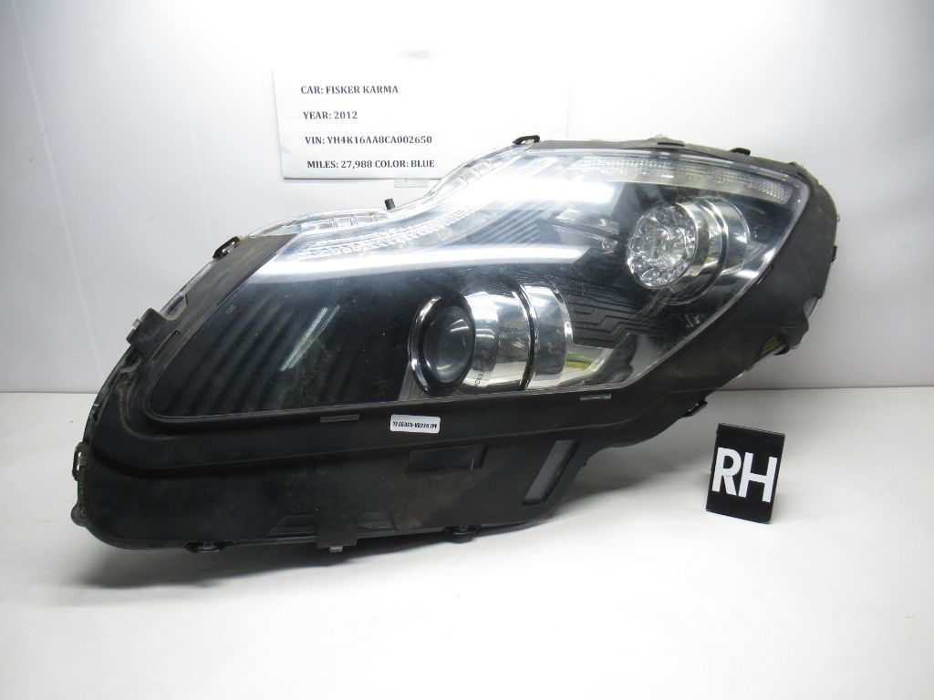 2011-2012 FISKER Karma Right Passenger Headlight C131176101200 OEM