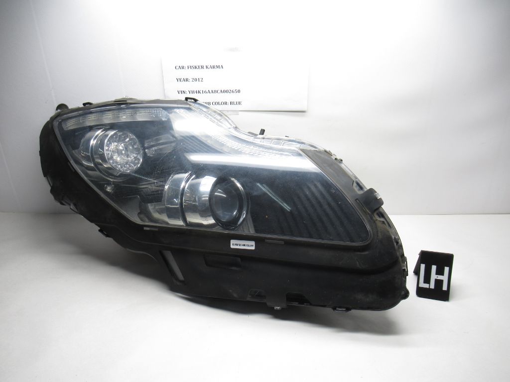 2011-2012 FISKER Karma Left Driver Headlight C131176101100 OEM