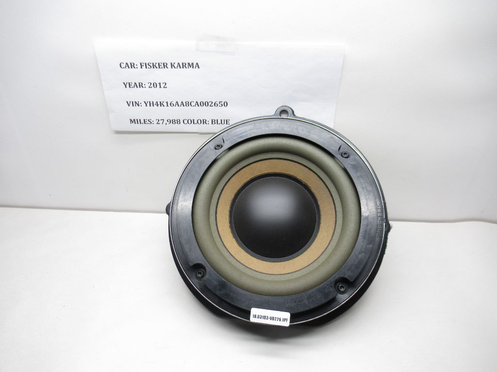 11-12 FISKER KARMA Rear Audio System Subwoofer Sound Speaker C131181207000 OEM