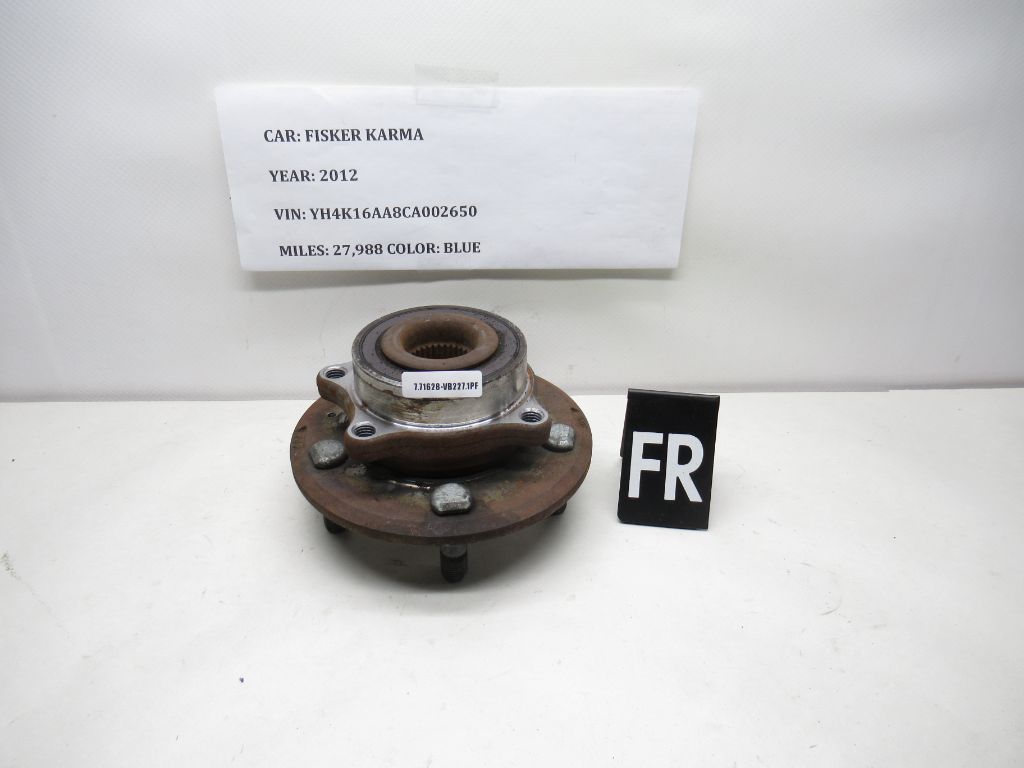 2012 Fisker Karma Front Right Passenger Spindle Knuckle Hub C1311222112  OEM