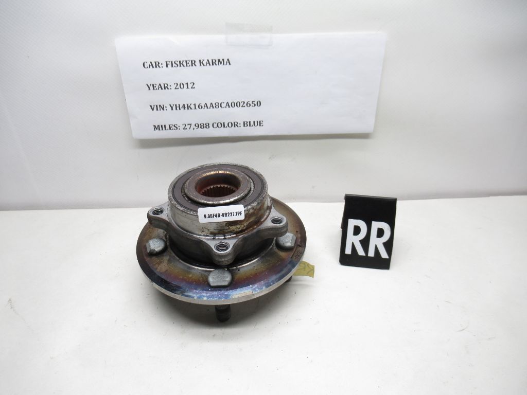 2012 Fisker Karma Rear Right Passenger Spindle Knuckle Hub OEM
