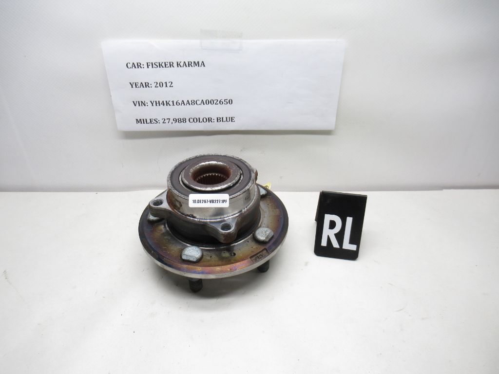 2012 Fisker Karma Rear Left Driver Spindle Knuckle Hub OEM
