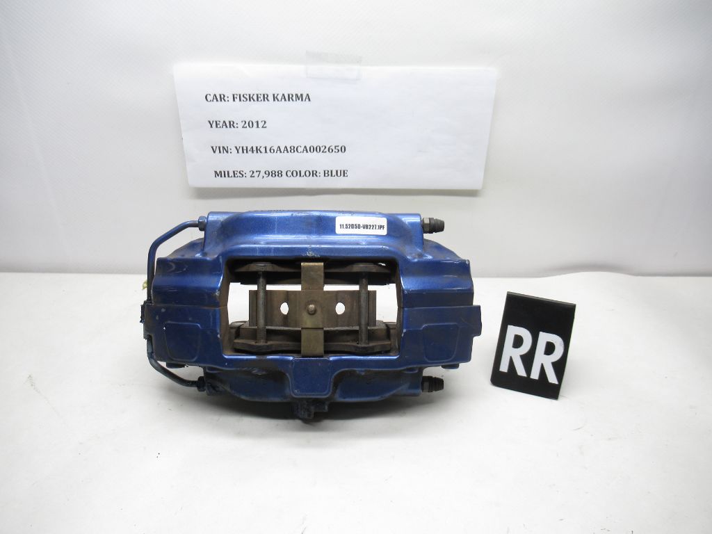 2012 Fisker Karma Rear Right Brake Caliper 20866200 OEM