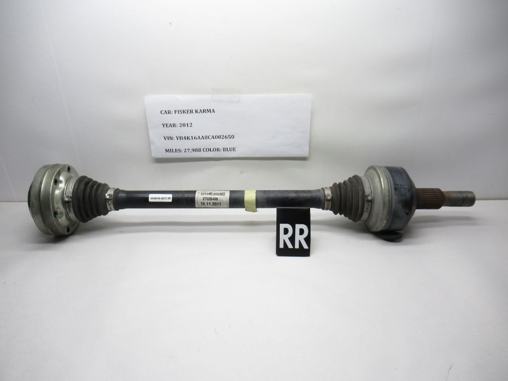 2012 Fisker Karma Rear Right Suspension Axle Shaft 0253181606963 OEM