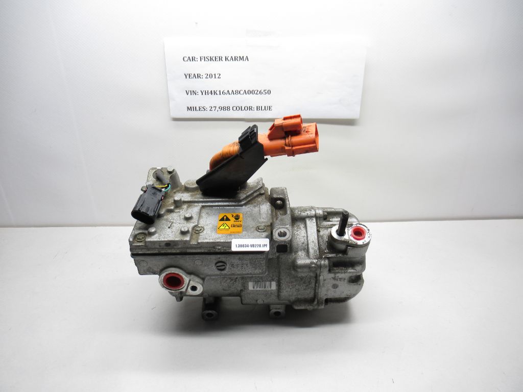 11-12 Fisker Karma 2012 AC A/C Air Conditioning Compressor 20812676 OEM
