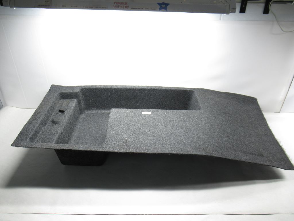 2012 Fisker Karma Rear Trunk Trim Cover Panel Carpet Liner OEM