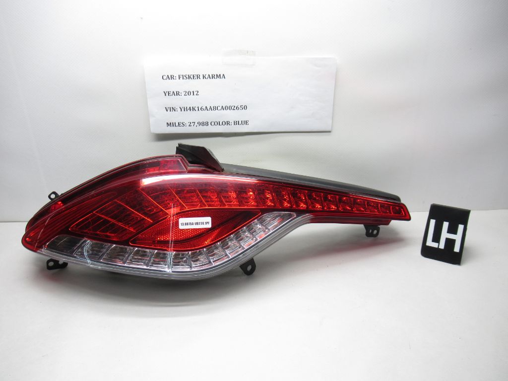 2012 Fisker Karma Rear Left Taillight Tail Light Lamp C131177001100 OEM