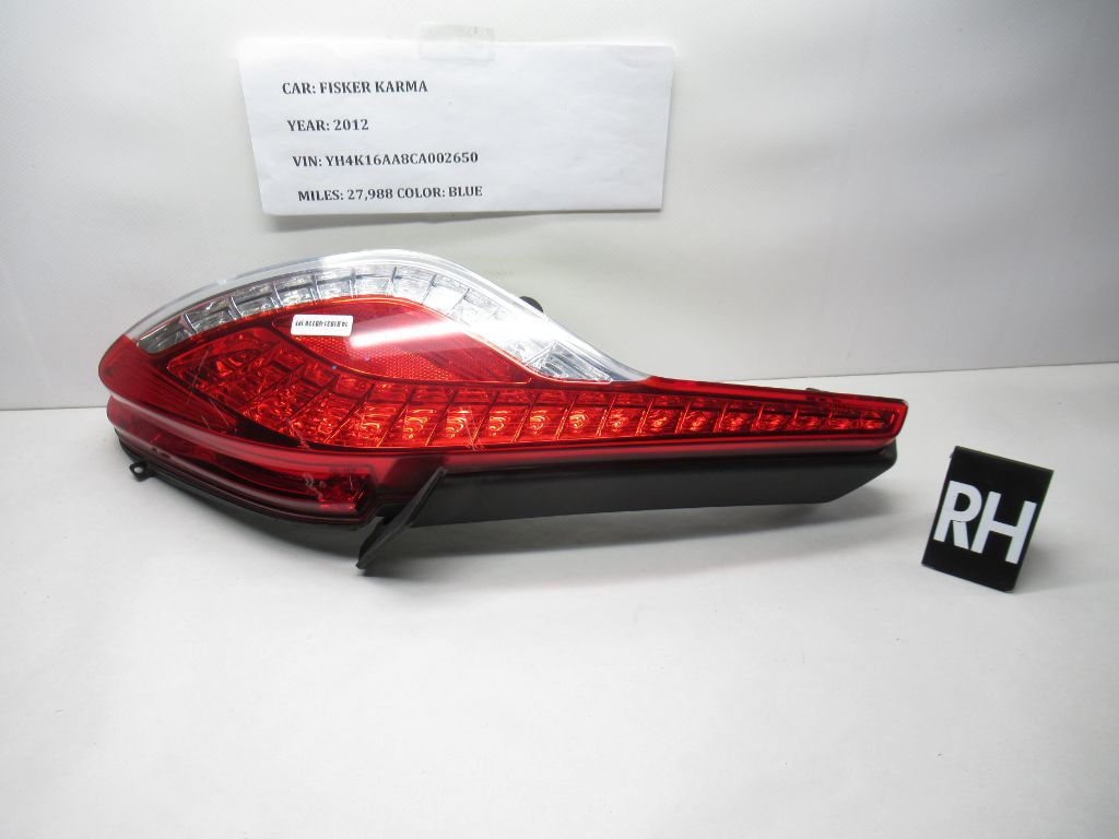 2012 Fisker Karma Rear Right Taillight Tail Light Lamp C131177001200 OEM