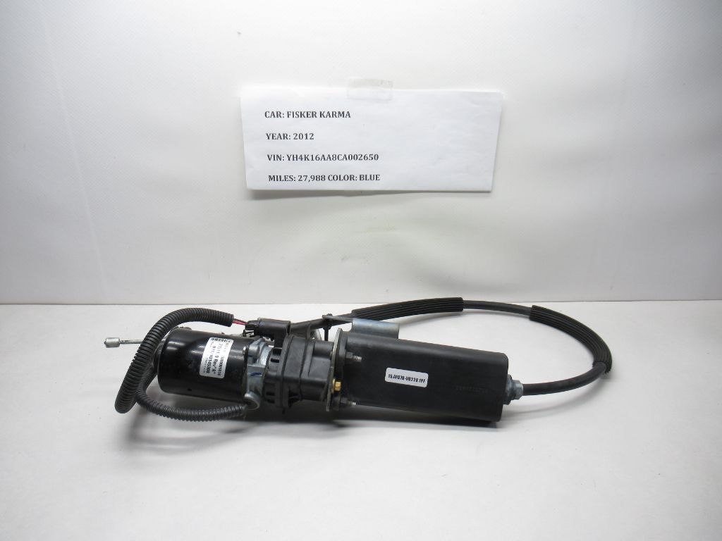 11-12 Fisker Karma Emergency Parking Brakr Actuator Motor w /Cable 7151120 OEM