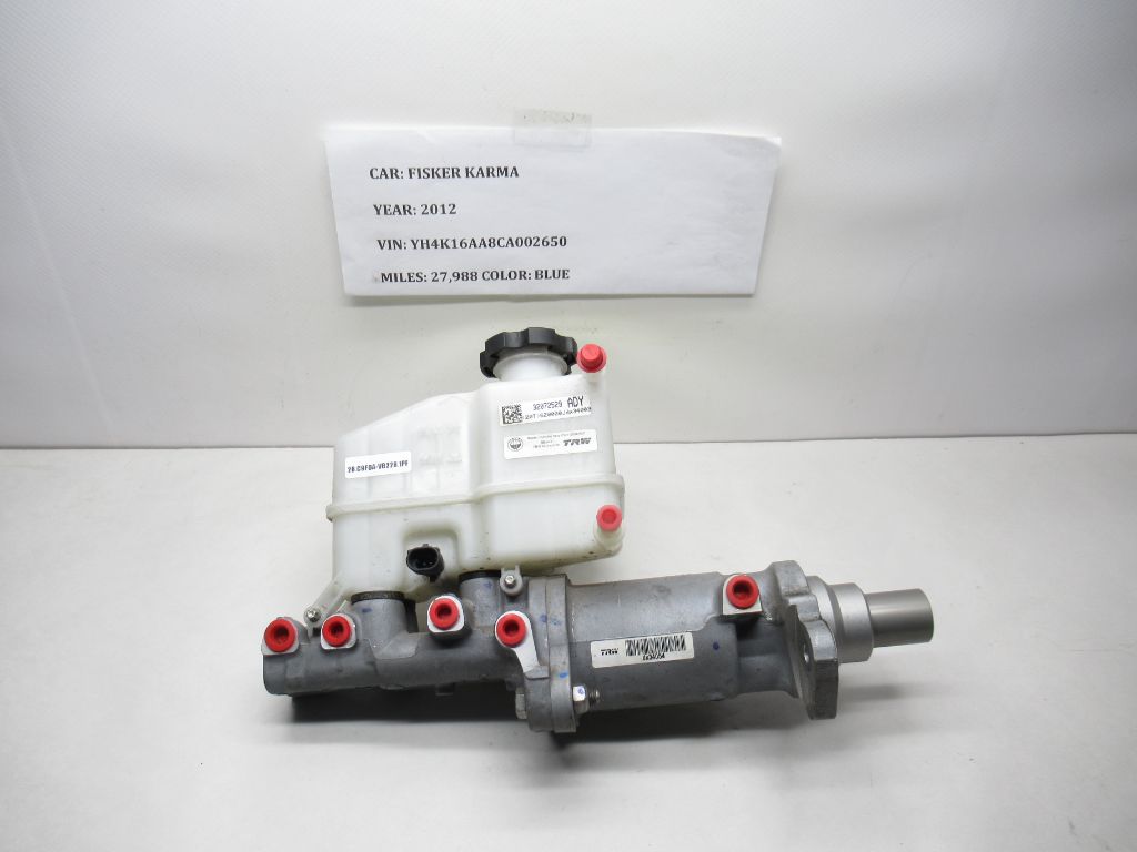 2012 FISKER KARMA Brake Master Cylinder w/ Reservoir Assy C131125041000 OEM