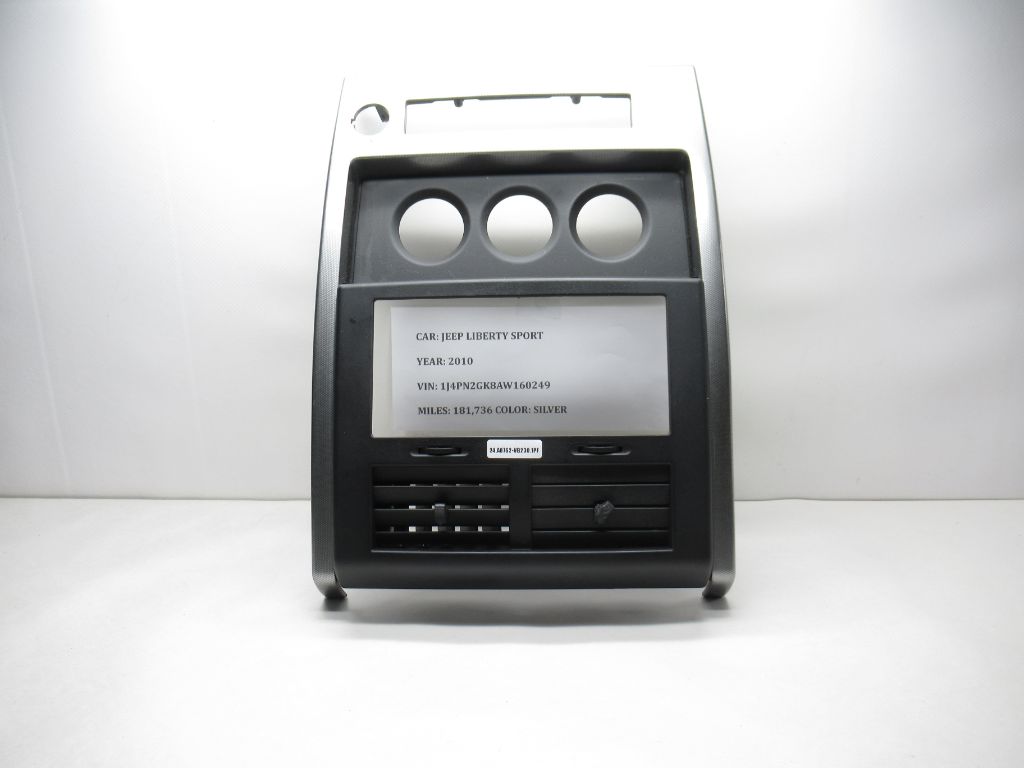 2008-2012 Jeep Liberty Dash Radio A/C Control Bezel 1BV20TRMAA OEM