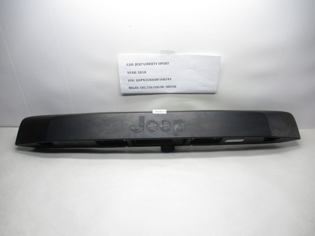2008-2012 Jeep Liberty LiftGate Handle Trim Moulding License Plate 57010160 OEM