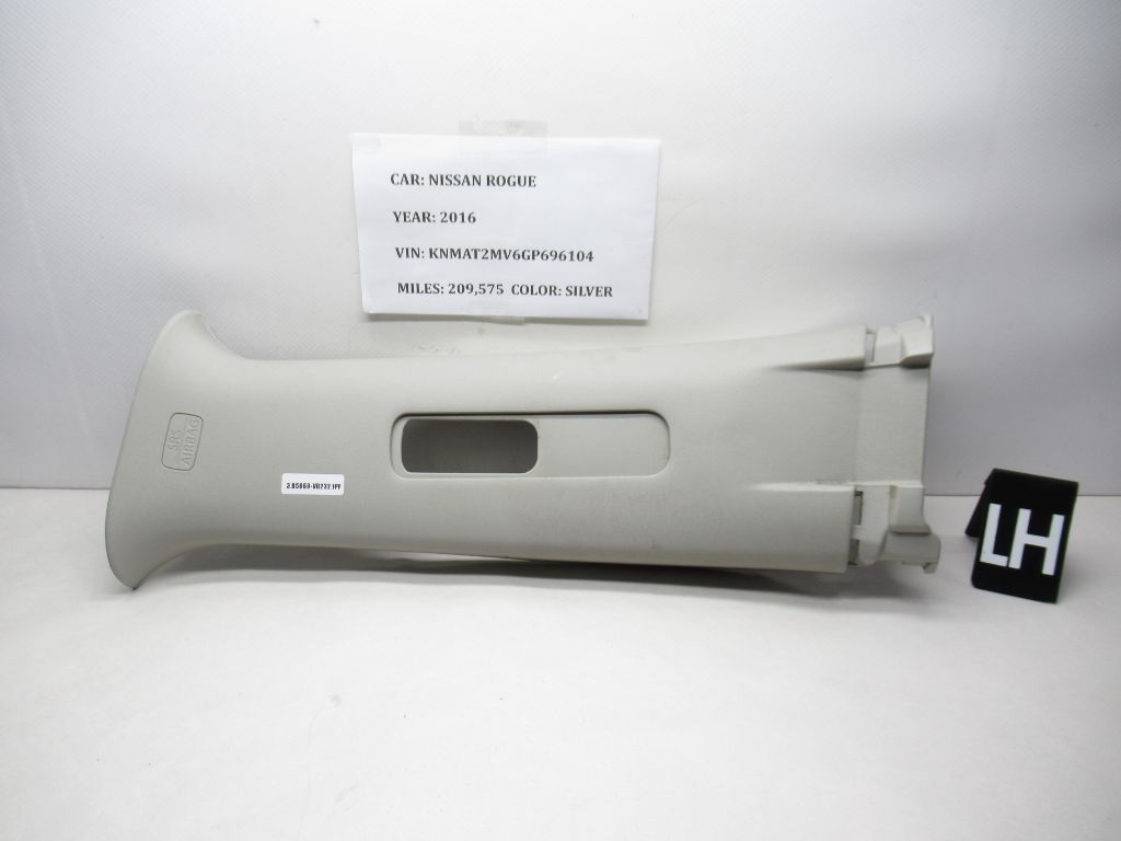 2016-2019 Nissan Rogue Left Center B Pillar Upper Trim Panel 769145HA0A OEM
