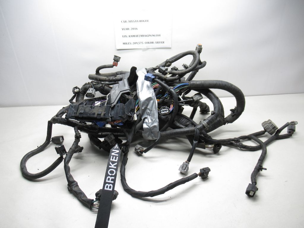 2014-2017 Nissan Rogue Engine Wiring Harness 24012-5HA0A OEM (Damaged)