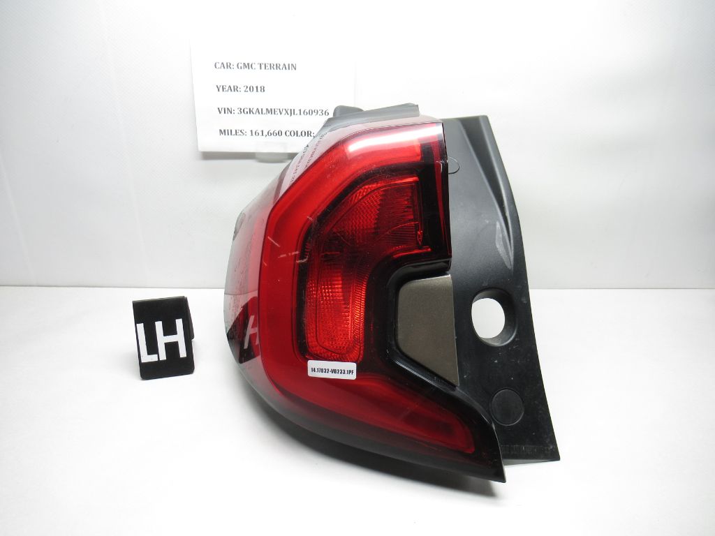 2018-2021 GMC Terrain Rear Left Driver Tail Light Brake Lamp 84379497 OEM