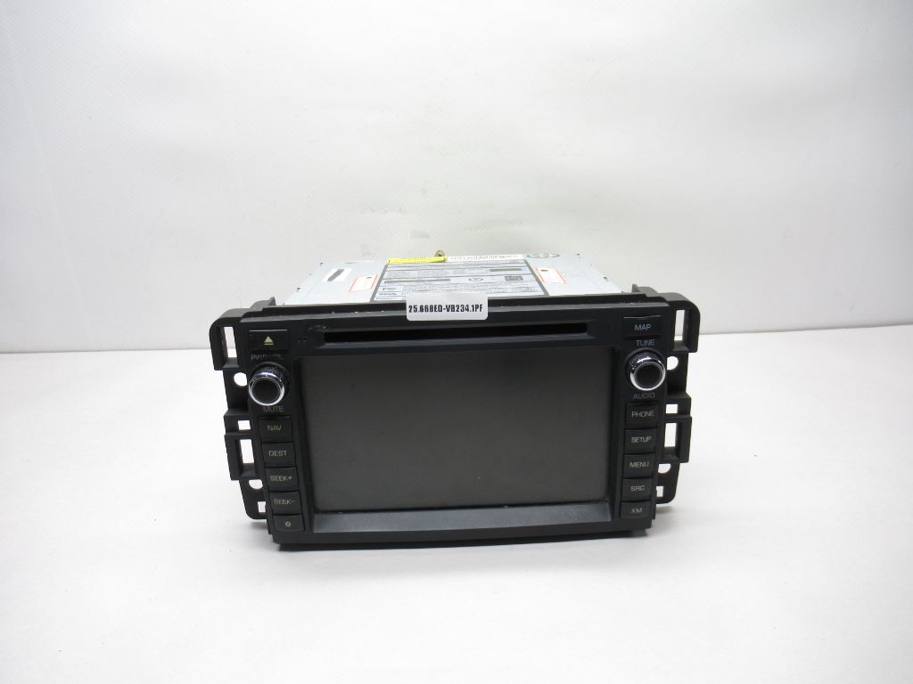 08-12 Chevrolet Traverse Navigation Screen Monitor Radio Headunit 22989265 OEM
