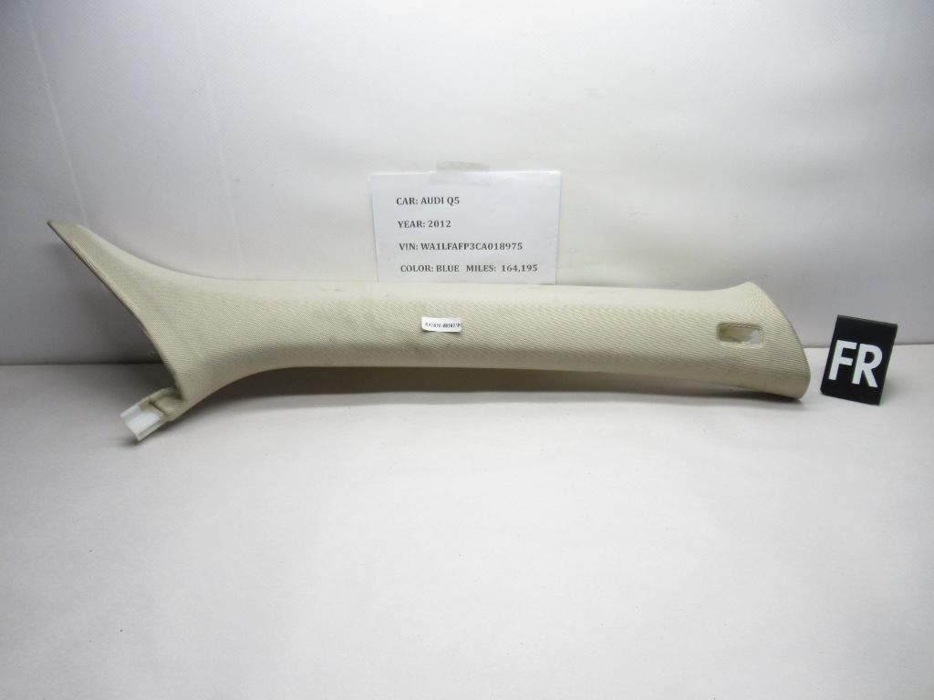 2009-2012 Audi Q5 Interior Front Right Windshield A-Pilar Trim 8R0867234B OEM