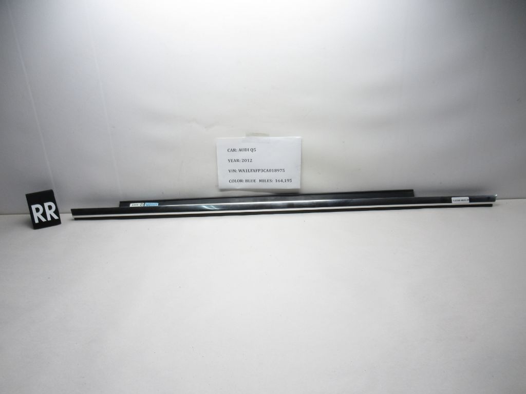 2009-2017 AUDI Q5 Rear Right Door Window Belt Molding Trim 8R0853764F OEM