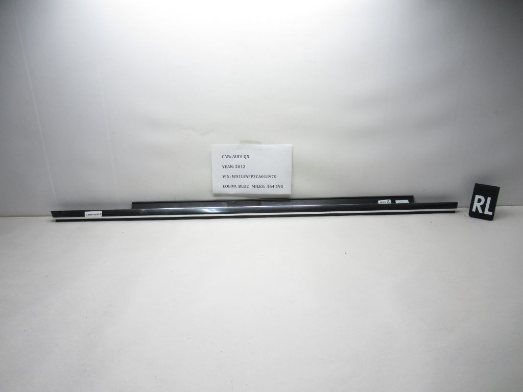 2009-2017 AUDI Q5 Rear Left Door Window Belt Molding 8R0853763F OEM