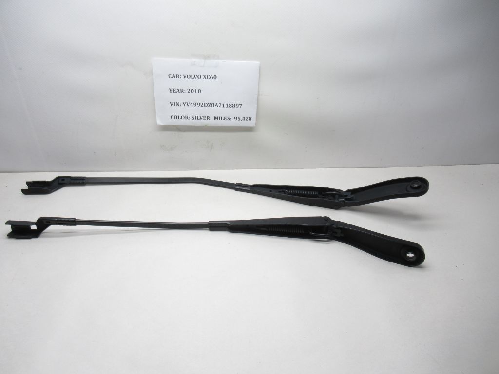 10-17 Volvo XC60 Front Windshield Wiper Washer Arm Set 30753526, 30753525 OEM
