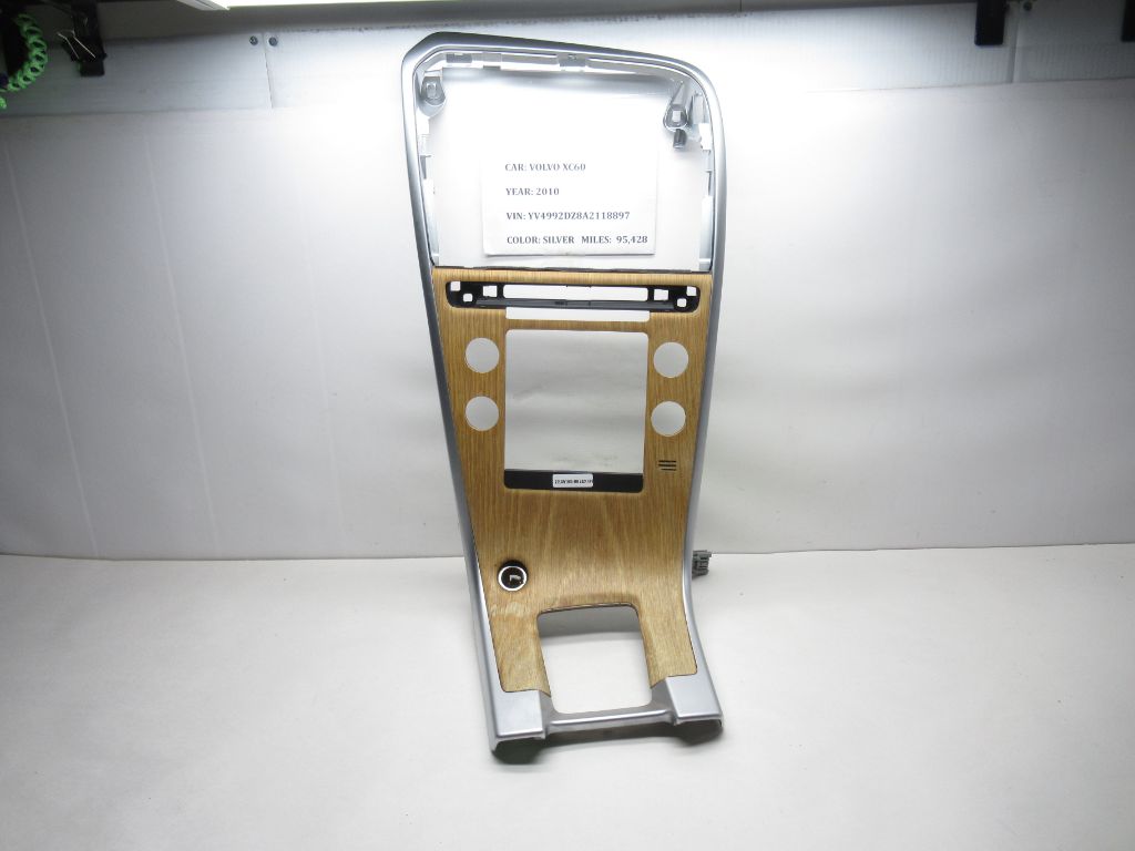 2010 Volvo XC60 Wood Center Stack Trim Bezel 8630318 OEM