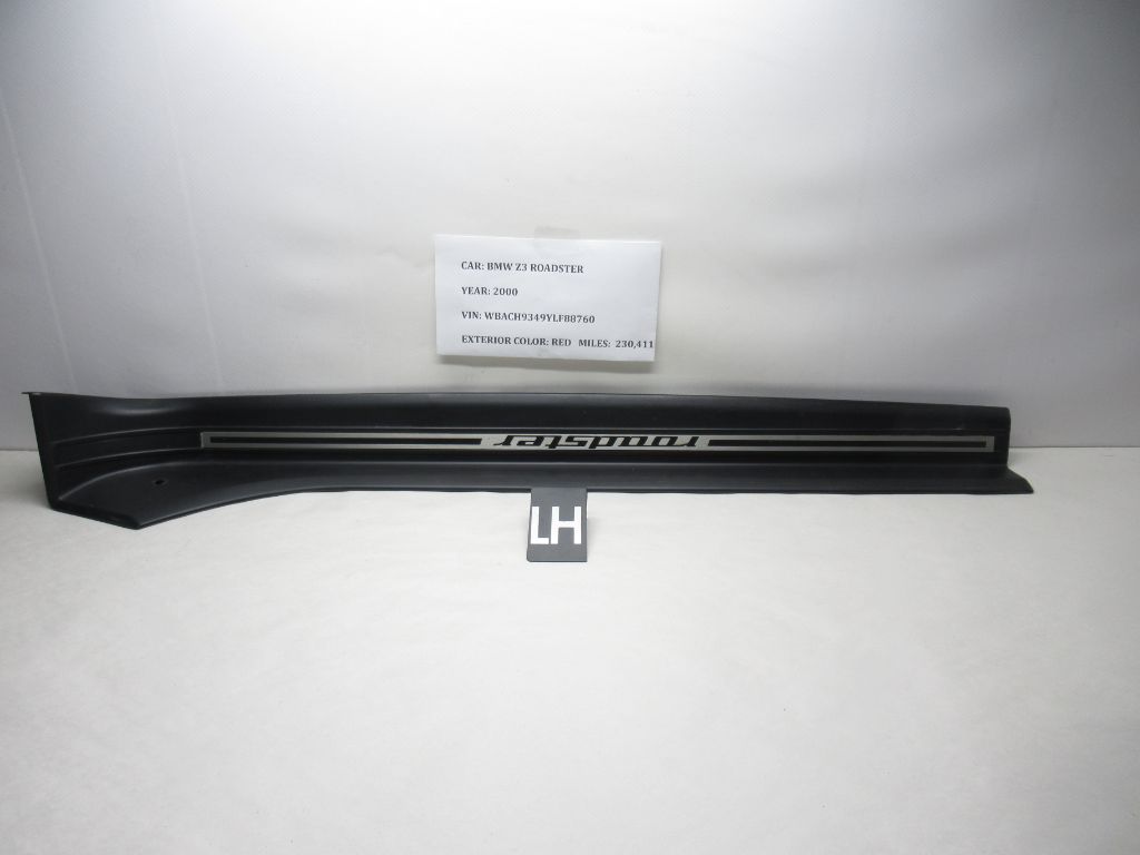 2000-2002 BMW Z3 Left Roadster Door Sill Scuff Plate 51478397501 OEM