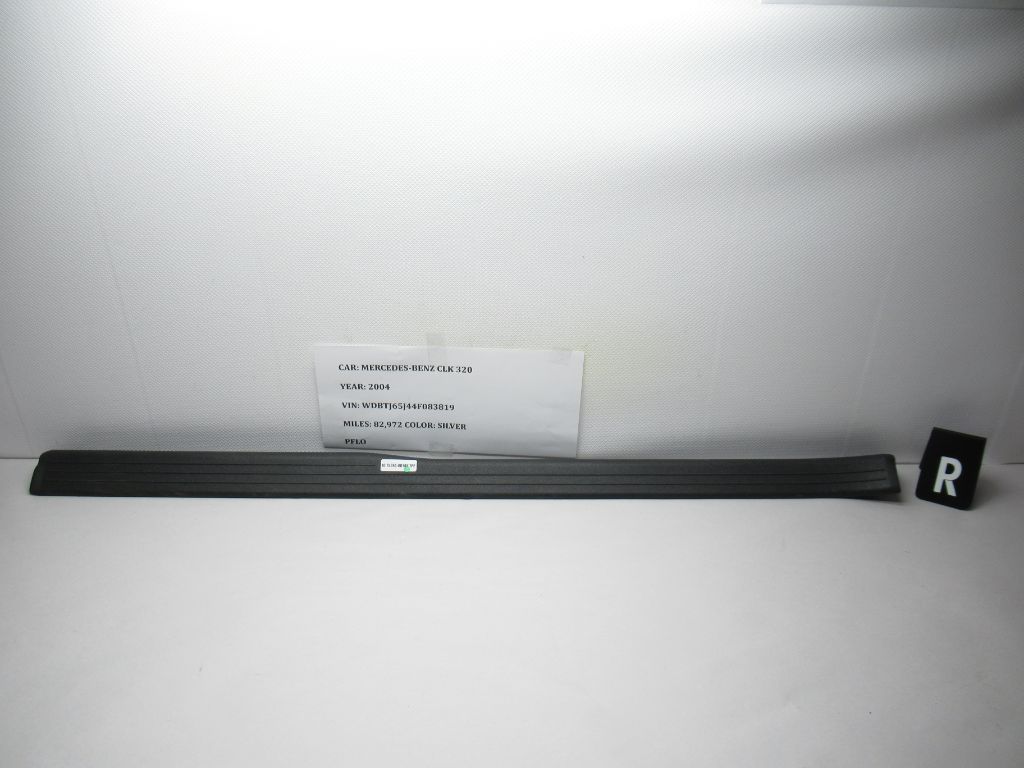 2003-2005 Mercedes CLK320 Left Side Inner Scuff Plate Sill Trim A2096800735 OEM