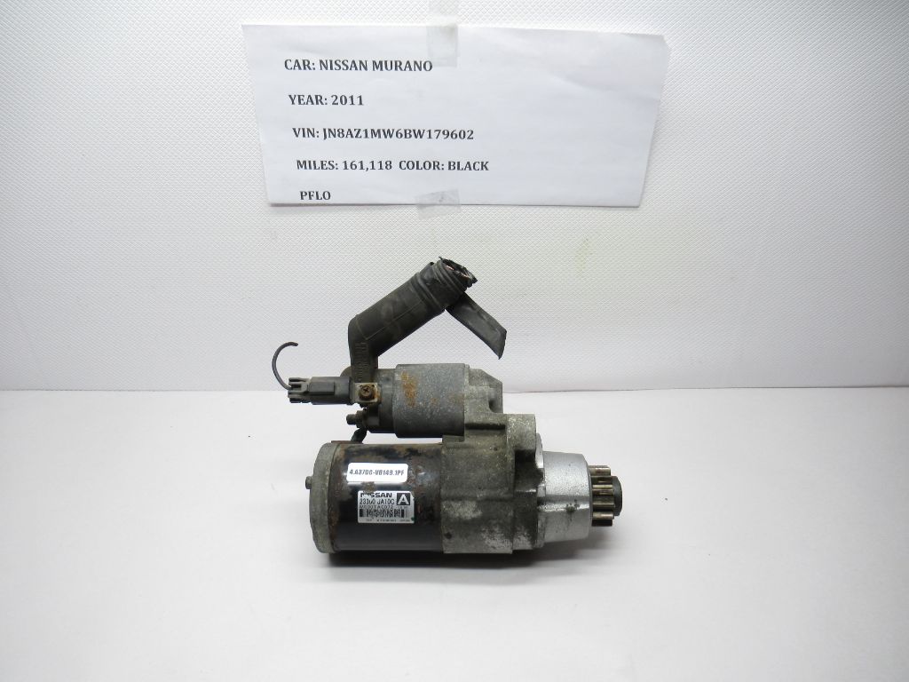 2009-2014 Nissan Murano Engine Starter Motor 23300JA10C OEM