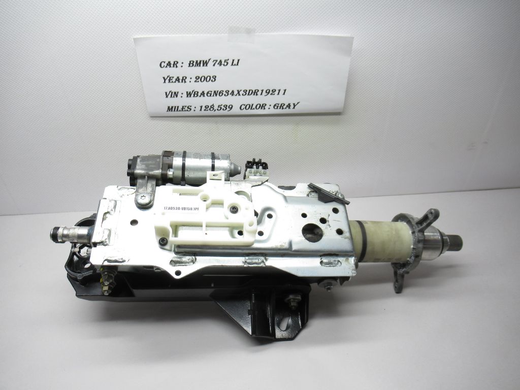 2003-2005 BMW 745LI Steering Column W/ Motor 6757492 OEM