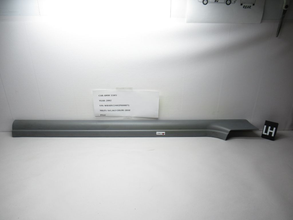 2002-2005 BMW E46 330Ci Left Door Carpet Fixing Sill Trim (Damaged) 8239957 OEM