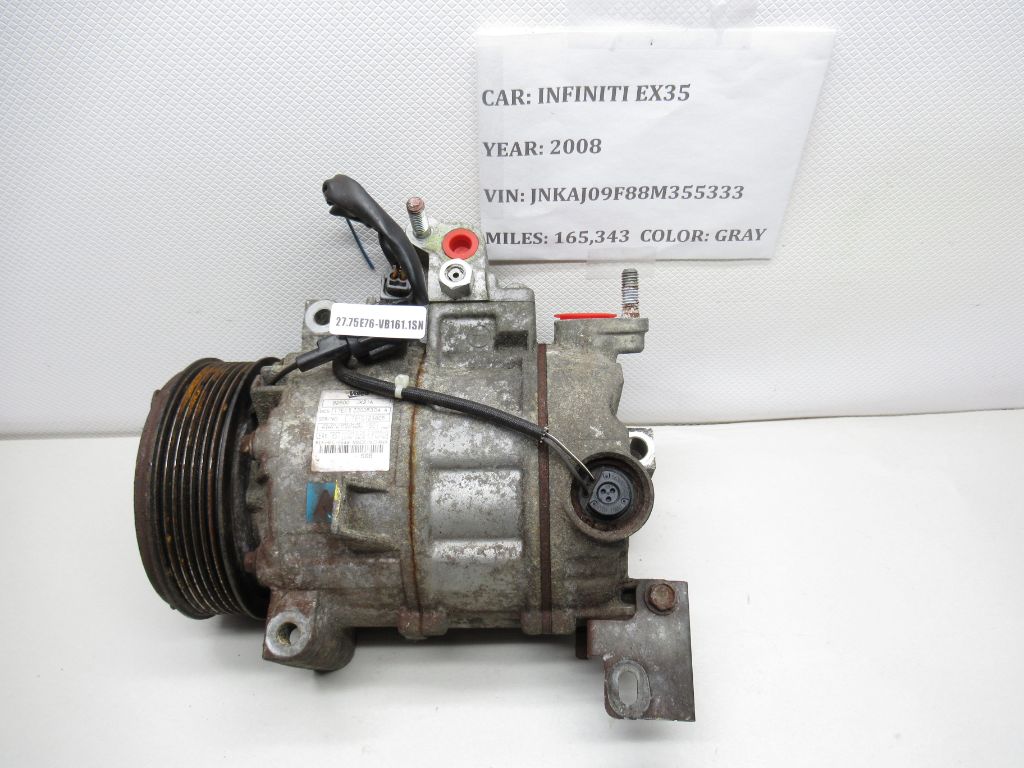 2008-2009 Infiniti EX35 G37 AC Compressor 92600-JK21A OEM