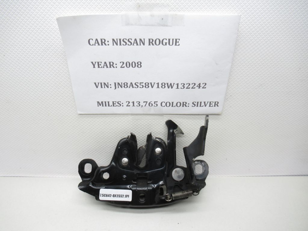 2008-2013 Nissan Rogue Hood Latch Lock Unit 65601-JM00A OEM