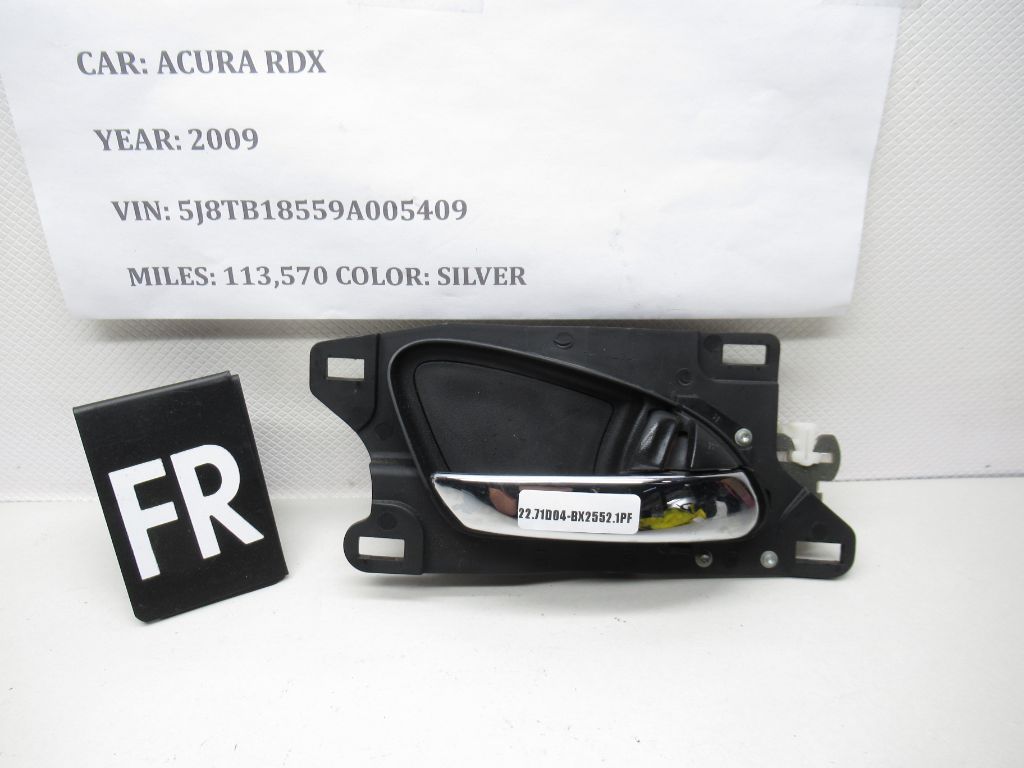 2007-2012 Acura RDX Front Right Passenger Interior Door Handle 607646 OEM