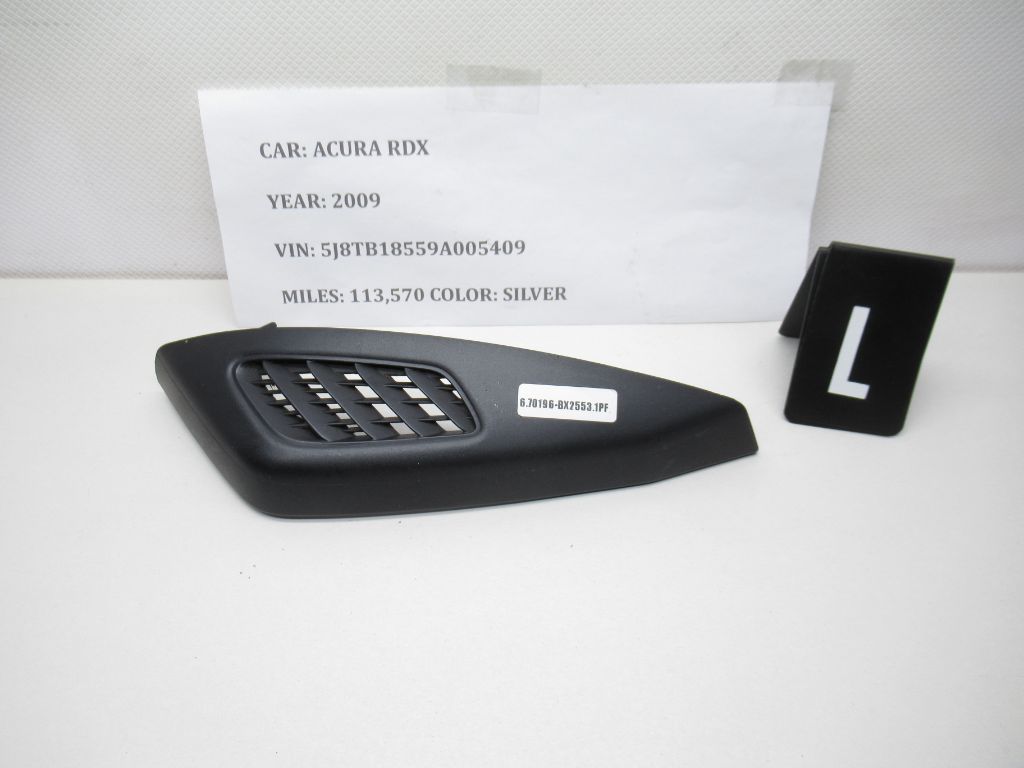 07-12 Acura RDX Dash Left Side A/C Air Vent Trim Molding 77225-STK-A010 OEM