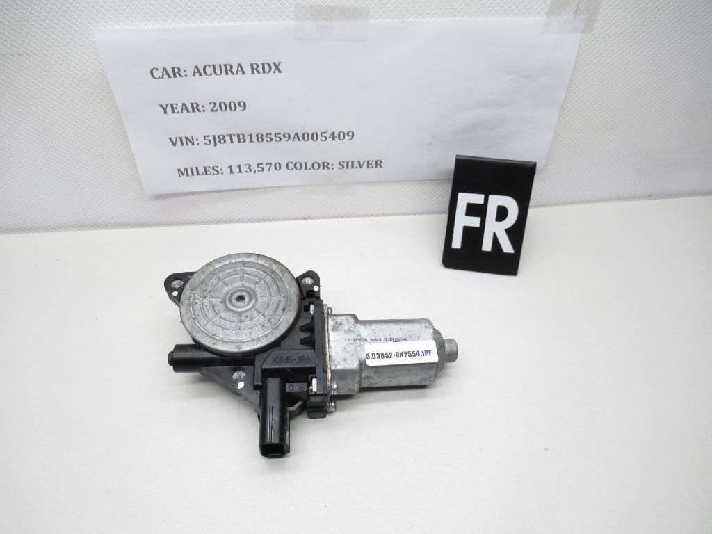 07-12 Acura RDX Front Right Passenger Side Door Window Motor CM092460G OEM