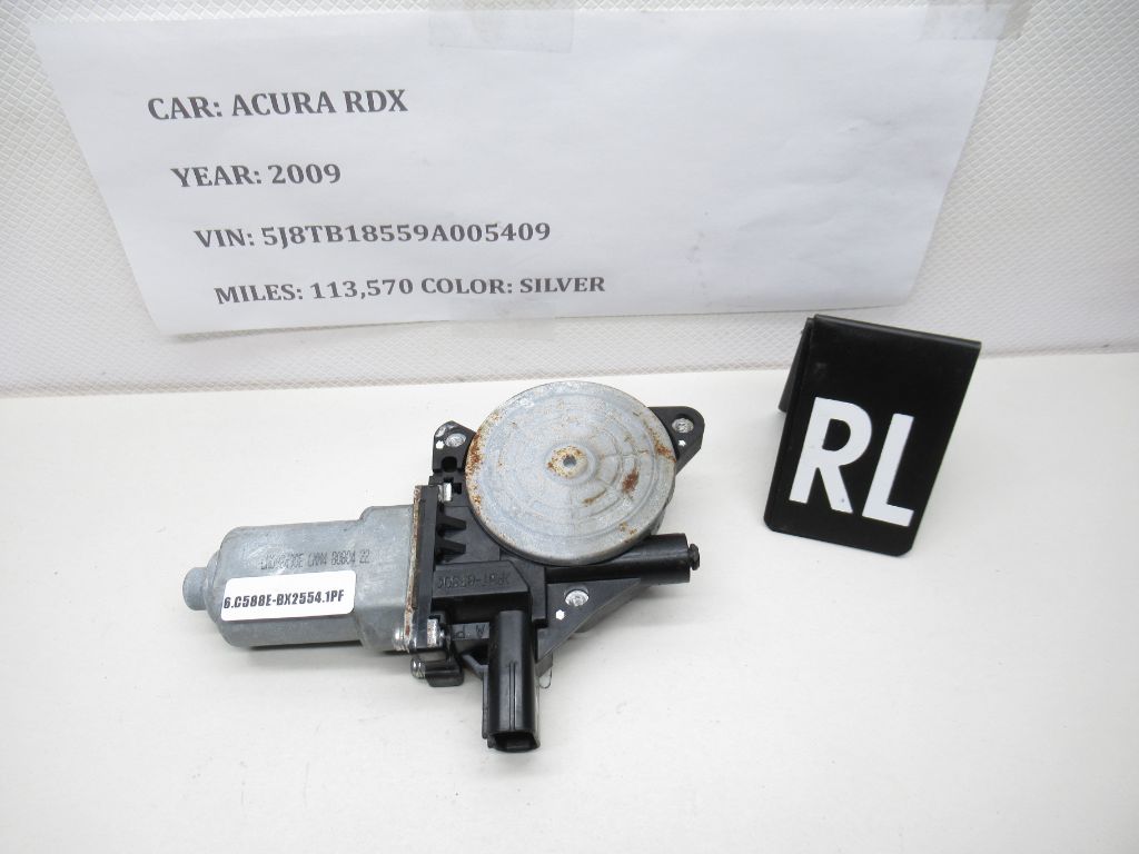 07-12 Acura RDX Rear Left Side Door Window Motor Assembly CM092490E OEM