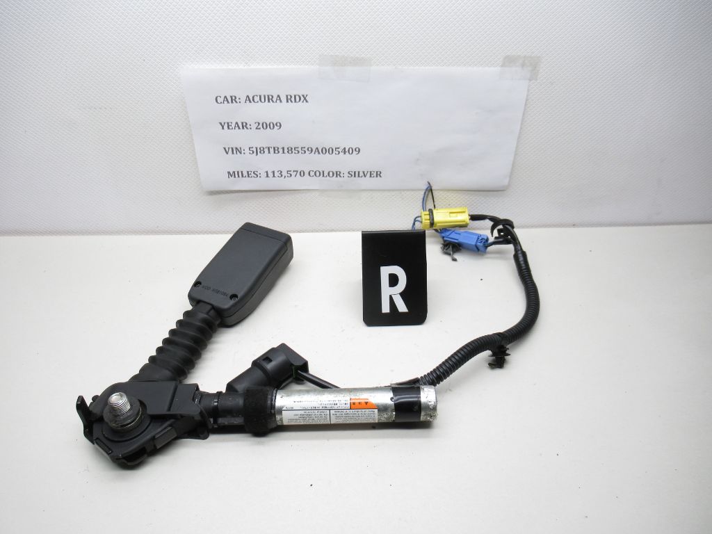 07-12 ACURA RDX FRONT RIGHT PASSENGER SIDE SEAT BELT CLIP LATCH BUCKLE OEM