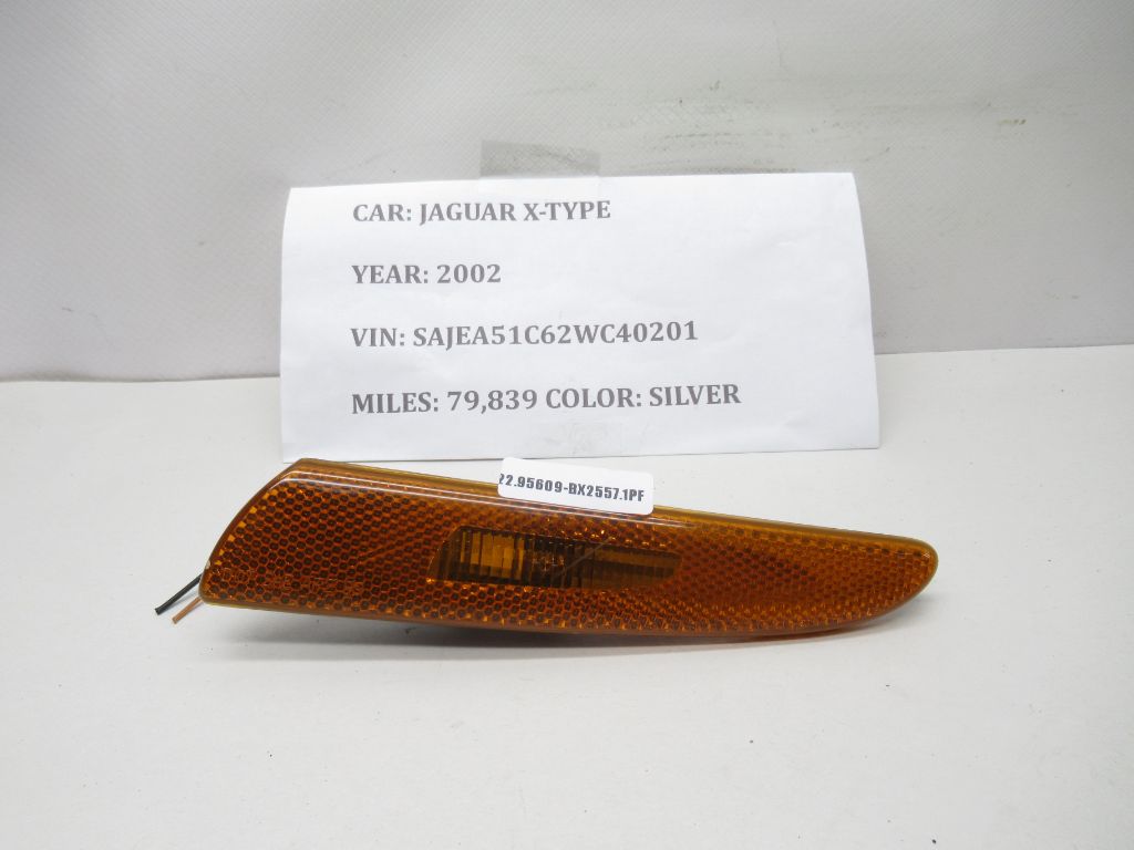 02-06 Jaguar X-Type Right Hand Rear Bumper Side Marker Light 1X43-13B454-AC OEM