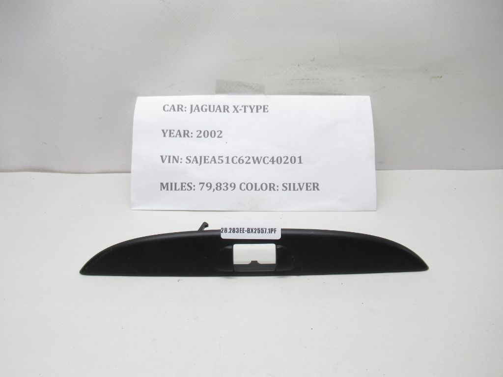 02-08 Jaguar X-Type Dash Board Hazard Control Switch Bezel 1X4314C698AA OEM